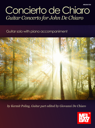 Book cover for Concierto de Chiaro - Guitar Concerto for John De Chiaro