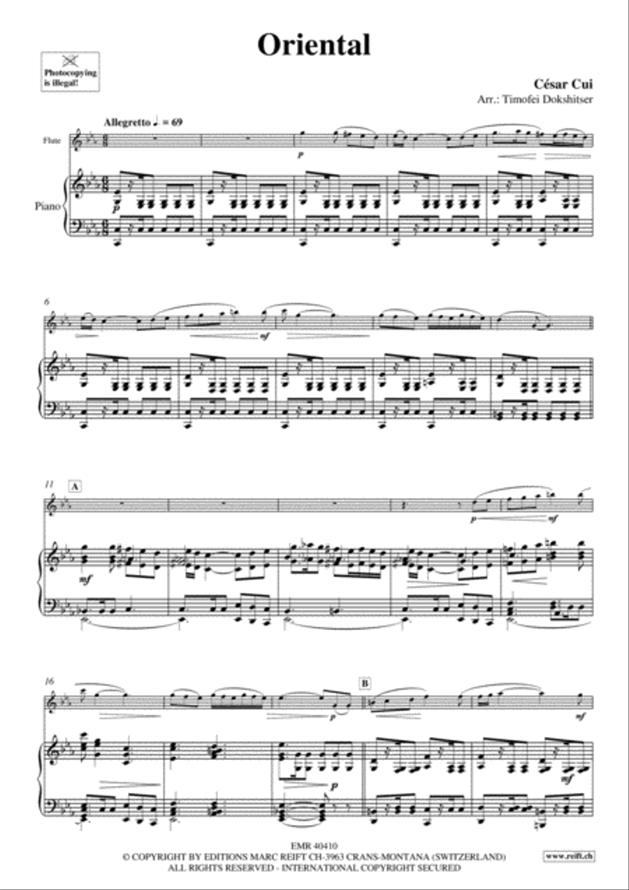 Oriental Oriental Flute Solo scores gallery preview page 3