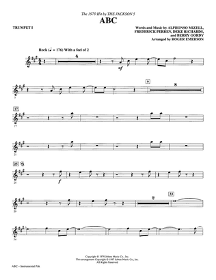 ABC (arr. Roger Emerson) - Bb Trumpet 1