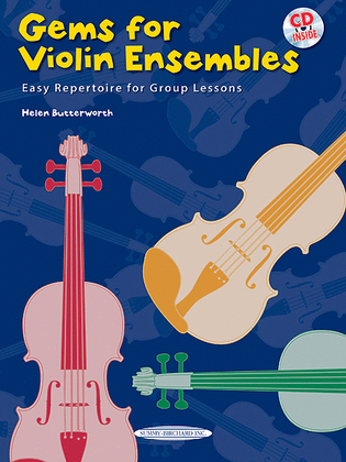 Book cover for Gems for Violin Ensembles, Book 1