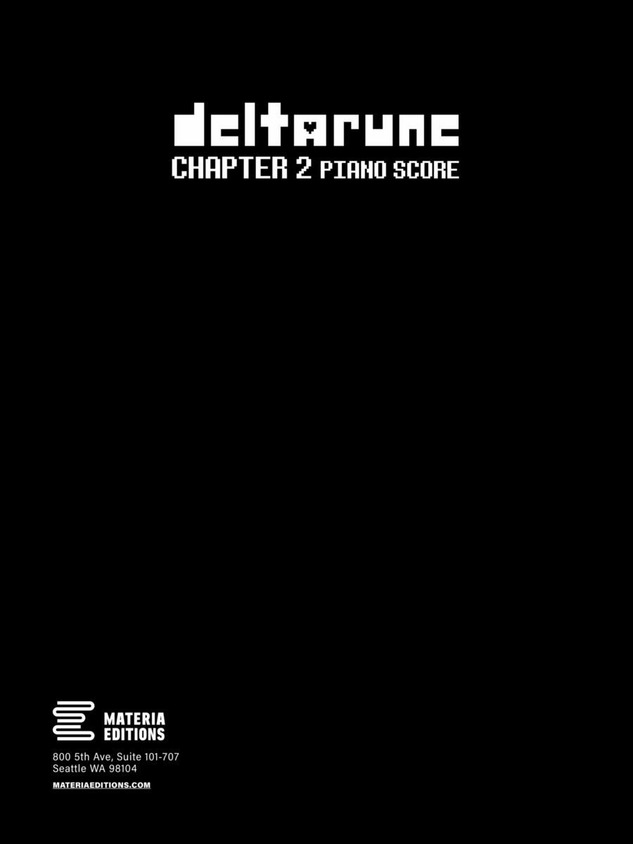 DELTARUNE Chapter 2 Piano Score - Sheet Music from the game Easy Piano scores gallery preview page 1
