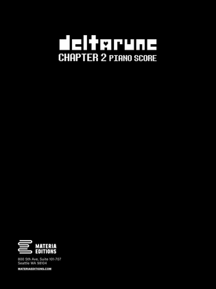 DELTARUNE Chapter 2 Piano Score - Sheet Music from the game