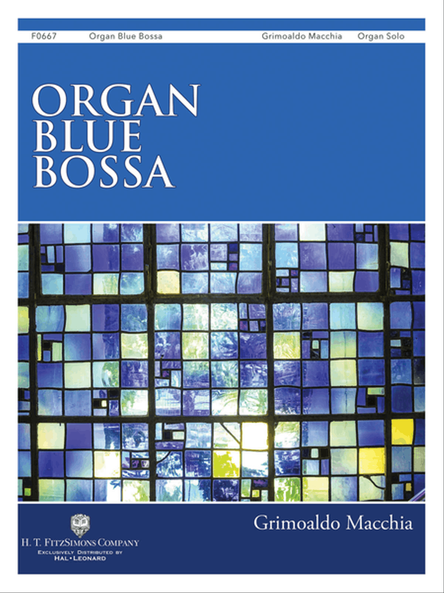 Organ Blue Bossa Organ Solo scores gallery preview page 1
