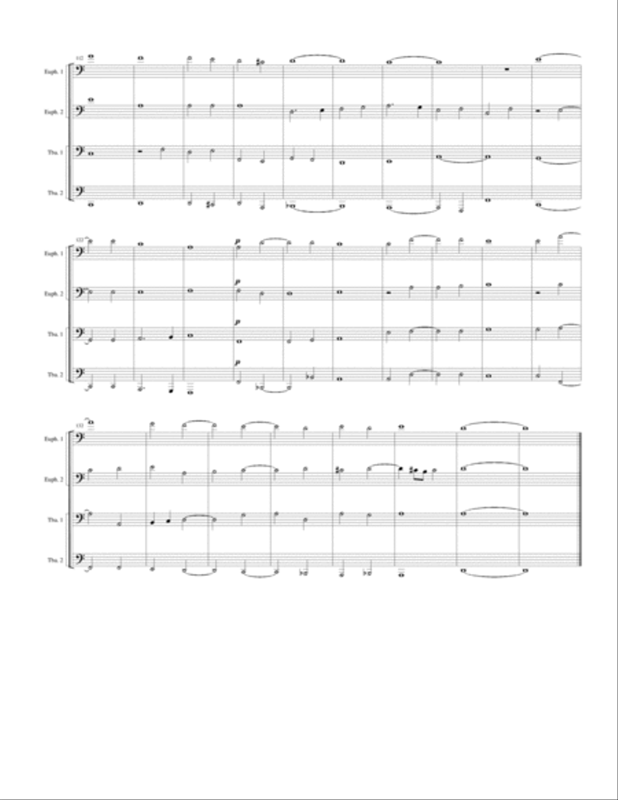 Duex for Des Prez Duex for Des Prez Brass Ensemble scores gallery preview page 5