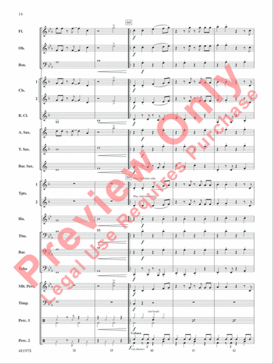 Liar Liar Concert Band scores gallery preview page 15