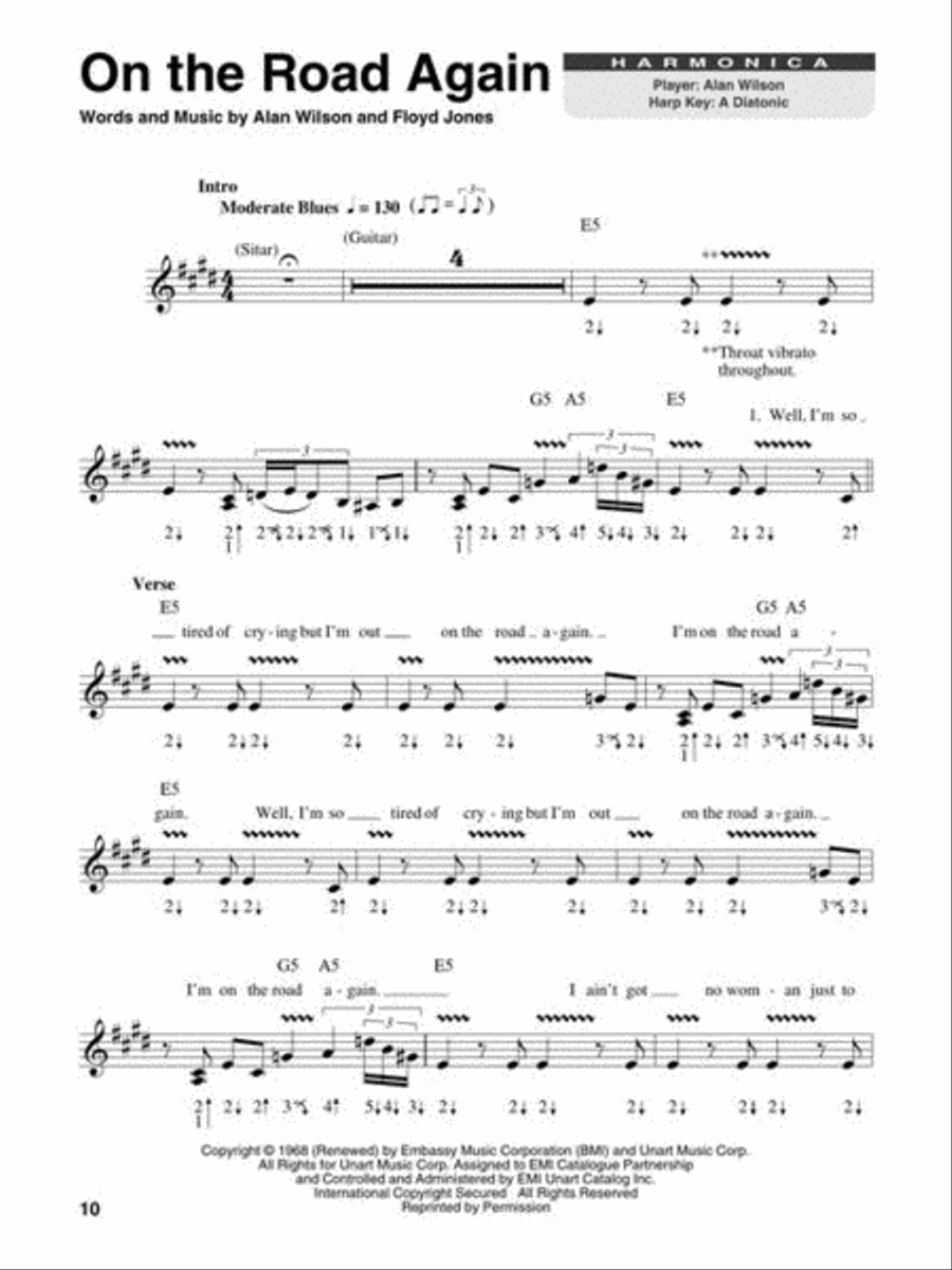 Blues/Rock Blues/Rock Harmonica scores gallery preview page 7