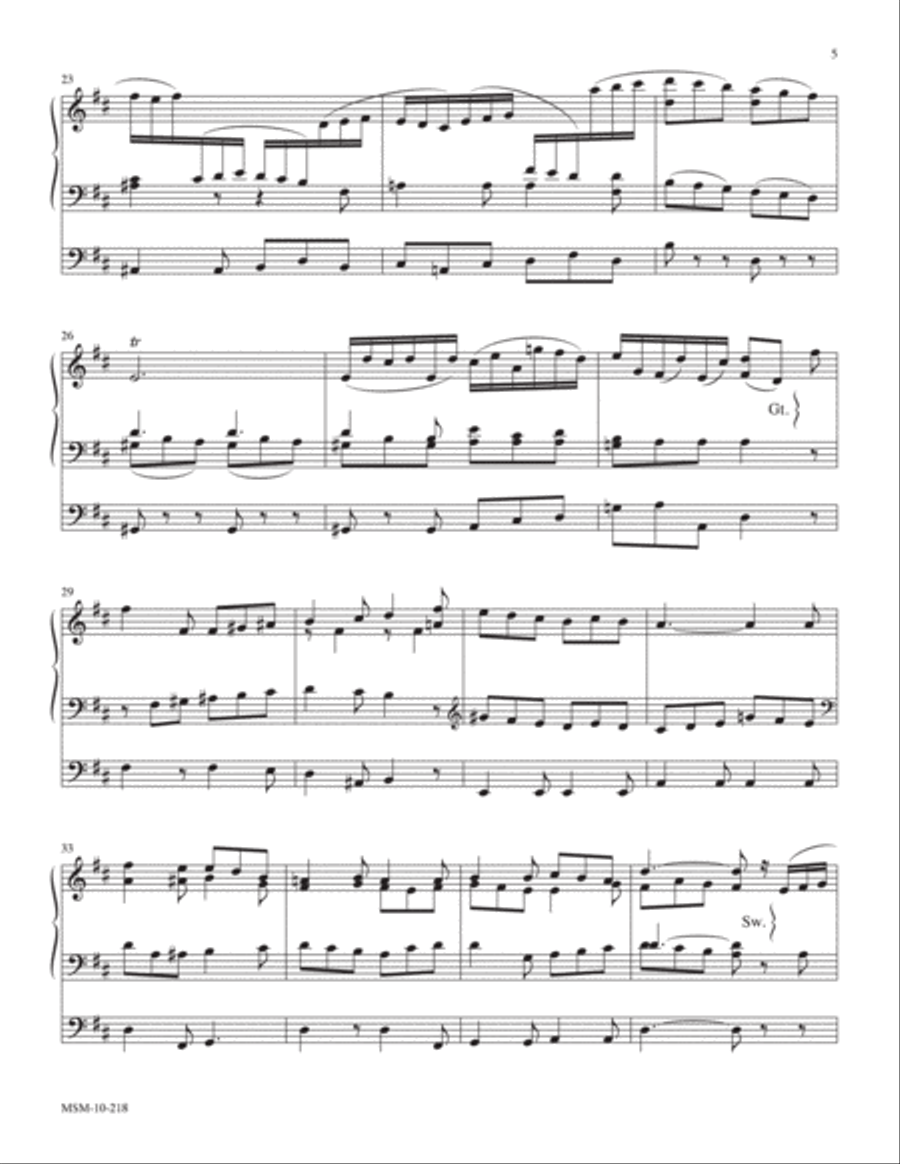 Two Carols for Organ Organ Solo scores gallery preview page 4