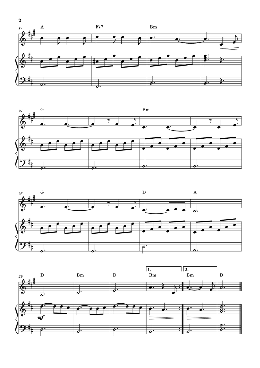 Hallelujah Horn scores gallery preview page 2
