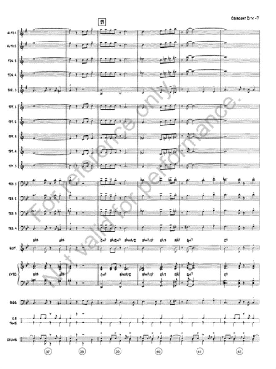 The Crescent City Stomp Jazz Ensemble scores gallery preview page 8