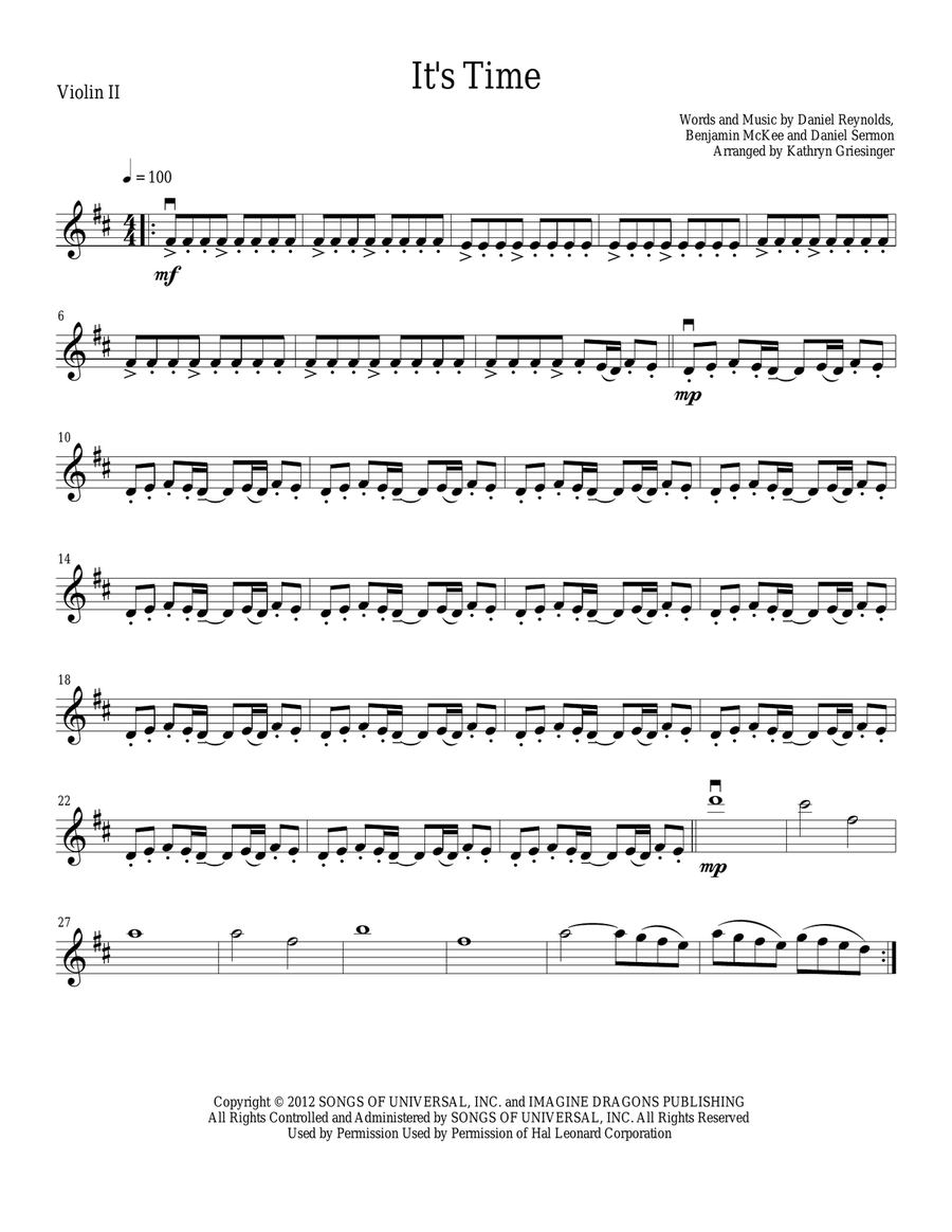 It's Time String Quartet scores gallery preview page 3