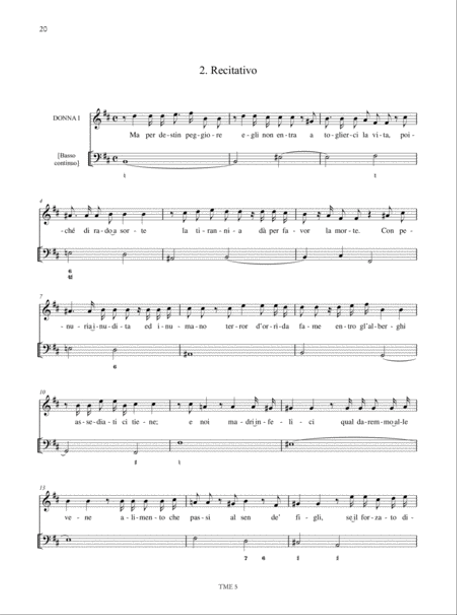 La profezia d’Eliseo nell’assedio di Samaria (Modena 1686). Critical Edition Choir scores gallery preview page 7