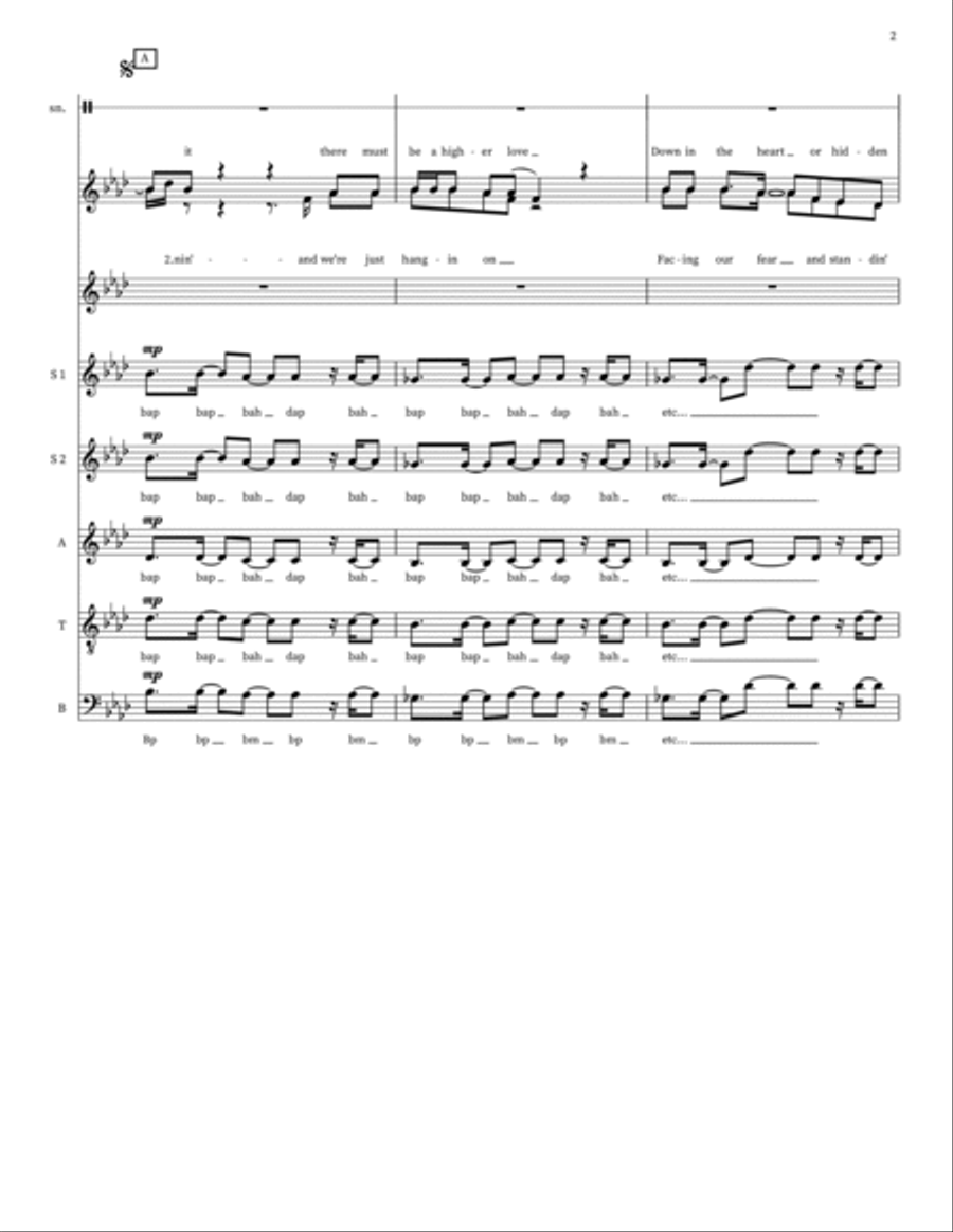 Higher Love Higher Love Small Ensemble scores gallery preview page 2
