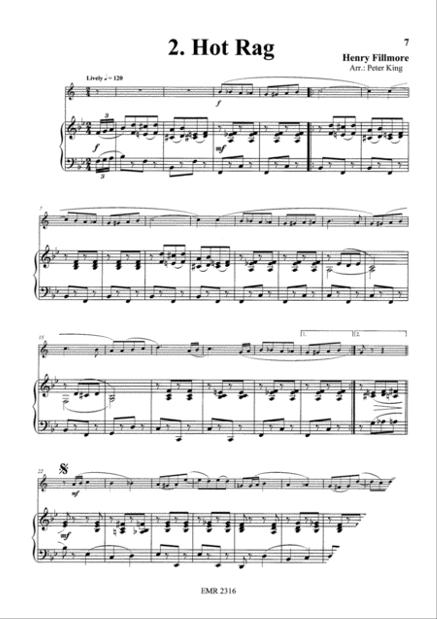 15 Rags Clarinet Solo scores gallery preview page 4