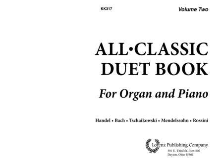 All Classic Duet Book for Organ and Piano, No. 2