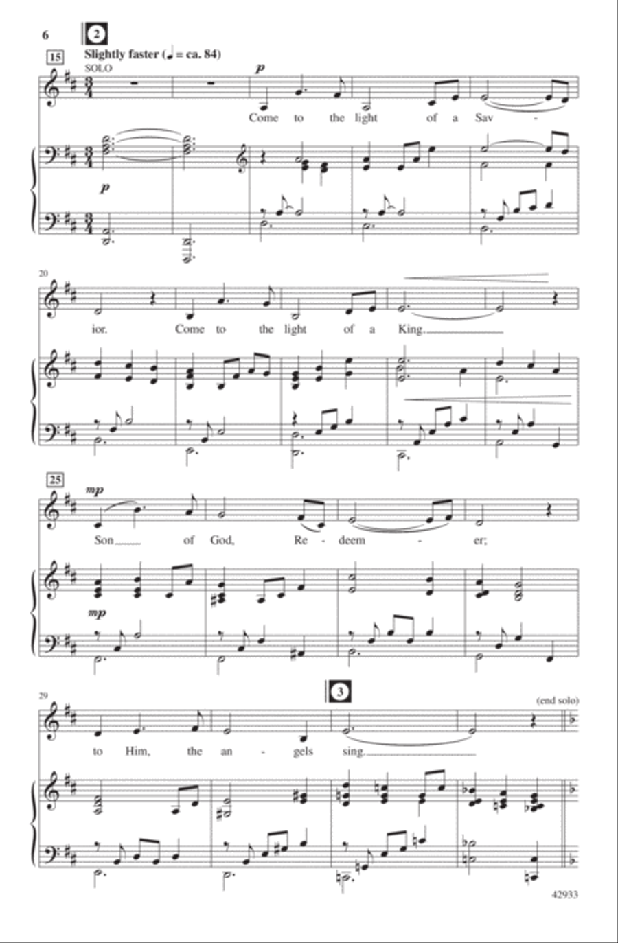 Darkness into Light Darkness into Light 4-Part scores gallery preview page 7