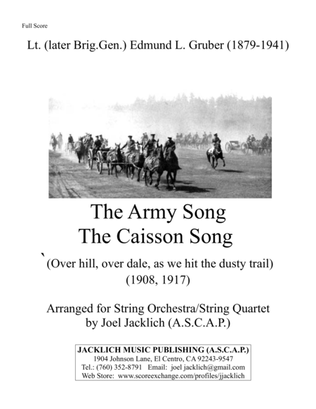 The Army Song (The Caisson Song)