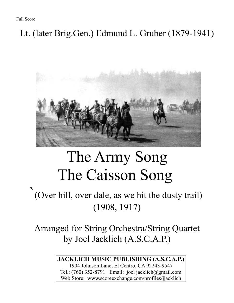 The Army Song (The Caisson Song) image number null