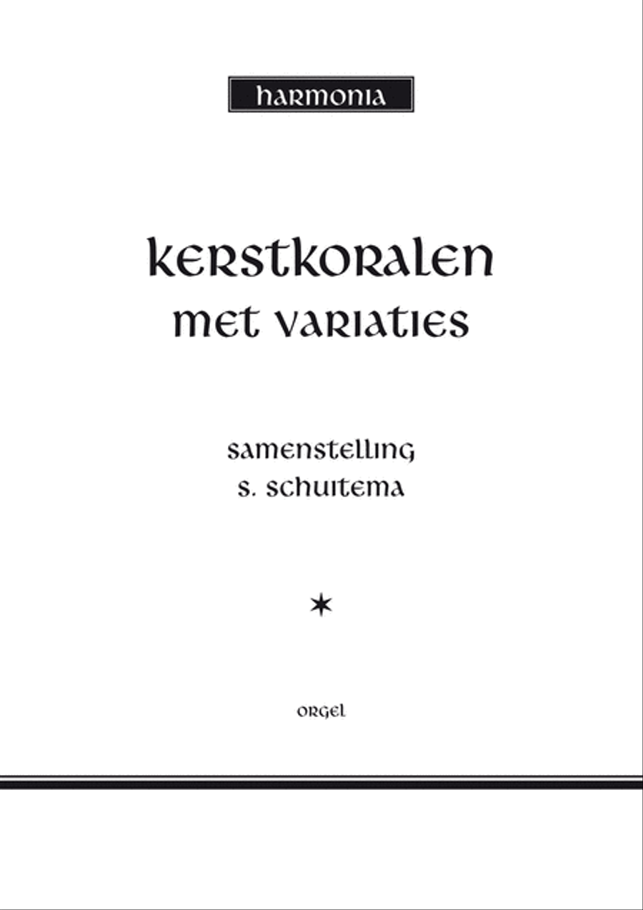 Kerstkoralen met variaties