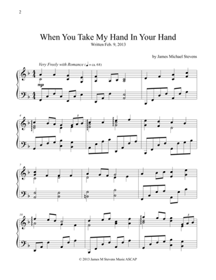 Book cover for When You Take My Hand In Your Hand