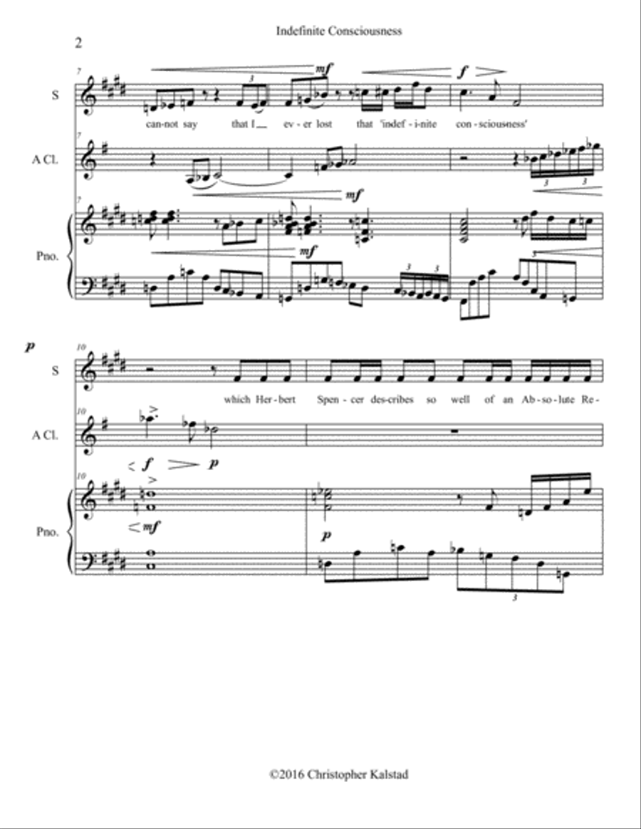Indefinite Consciousness Small Ensemble scores gallery preview page 3