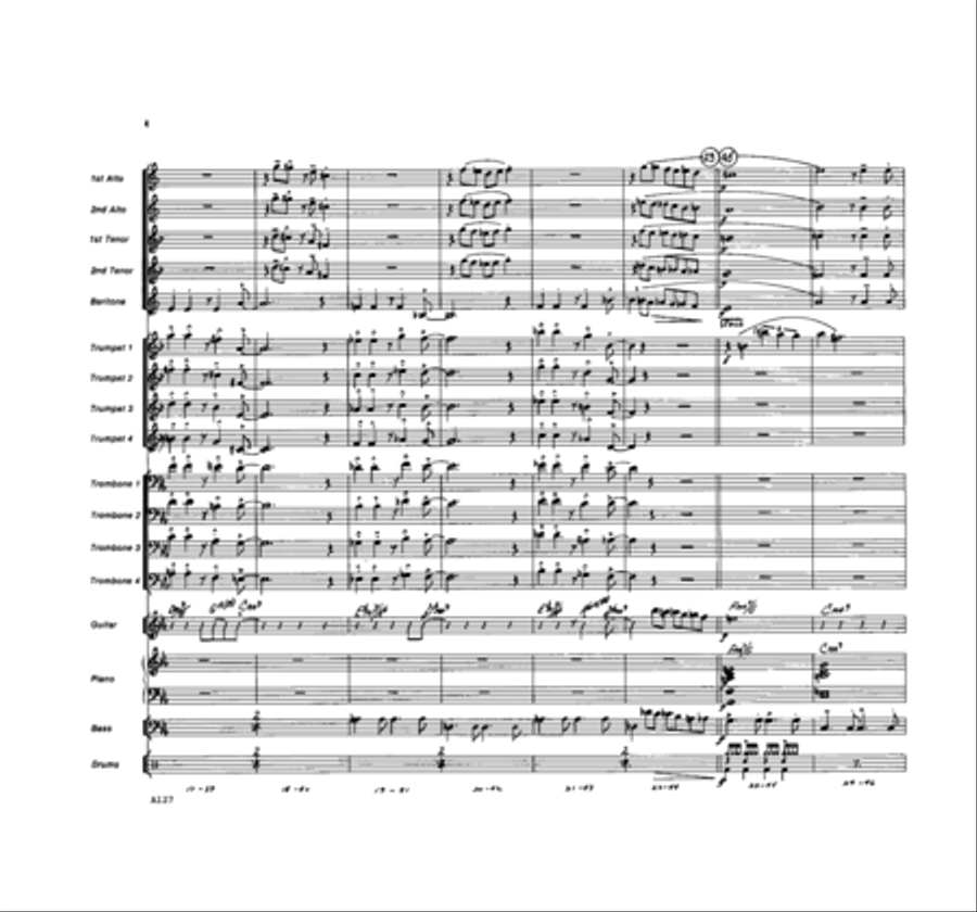 One to One Jazz Ensemble scores gallery preview page 4