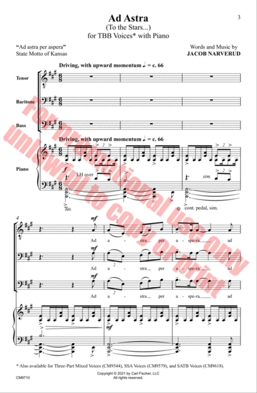 Ad Astra 3-Part scores gallery preview page 4