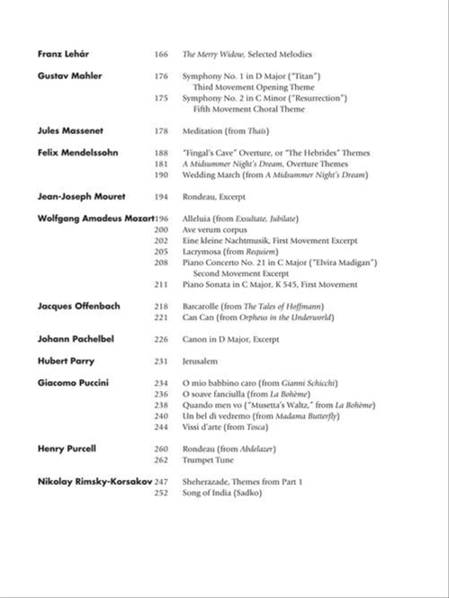 The Big Book of Classical Music Piano Solo scores gallery preview page 6