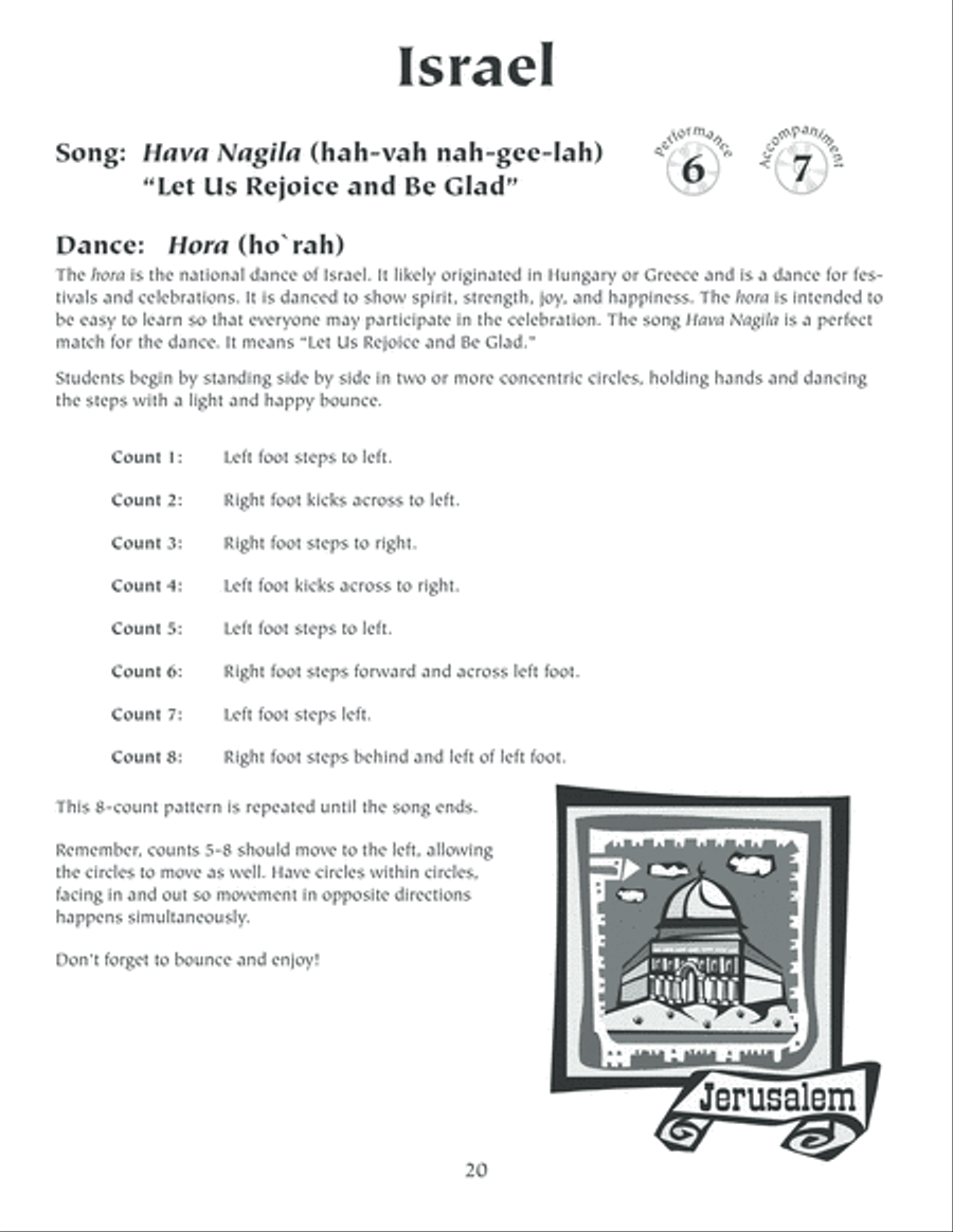 Sing and Dance Around the World Unison Choir scores gallery preview page 21