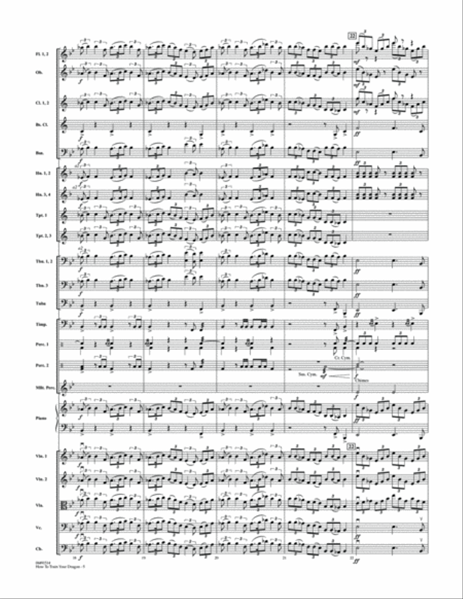 How to Train Your Dragon - Conductor Score (Full Score)