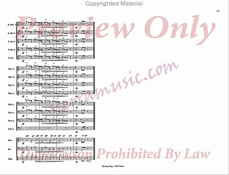 Kissing Bug Big Band scores gallery preview page 16