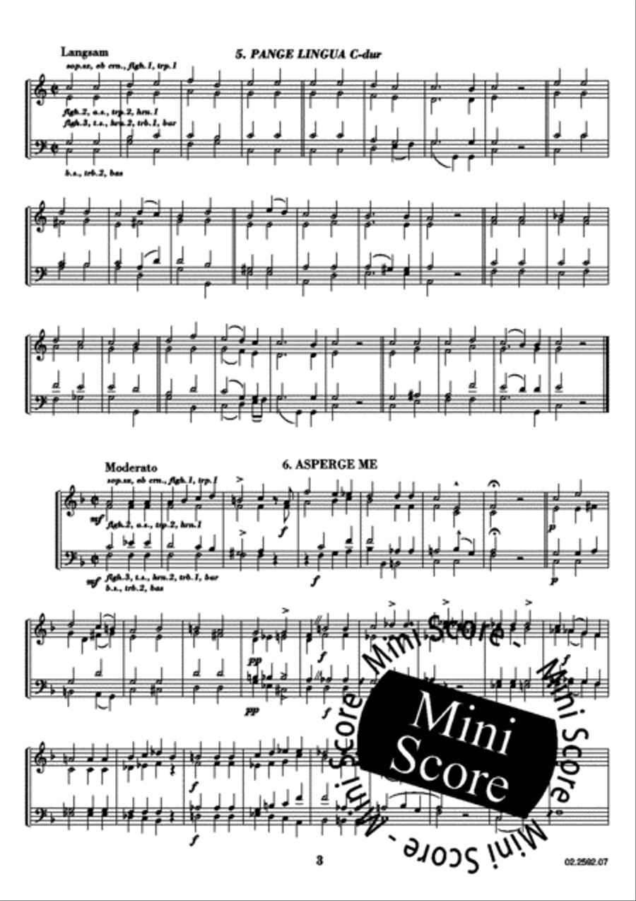 Motets for Band Fanfare Band scores gallery preview page 58