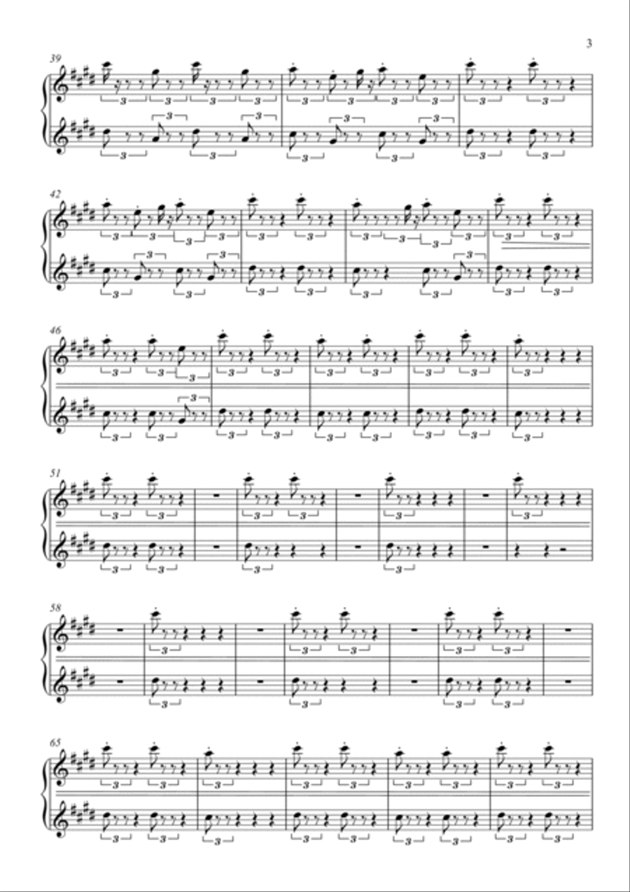 Vento Vento Piano Solo scores gallery preview page 4
