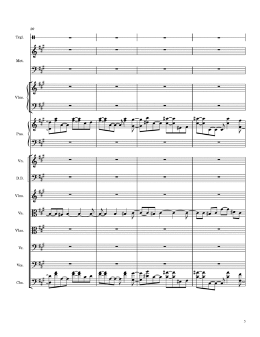 Mii Channel Theme Mii Channel Theme Large Ensemble scores gallery preview page 5