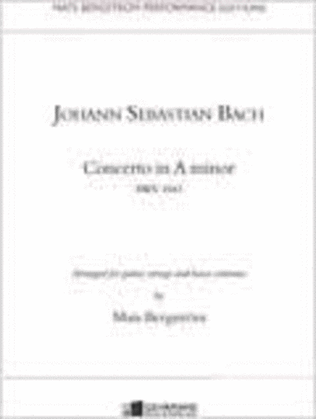Book cover for Concerto in a minor BWV 1041 - Solostamma