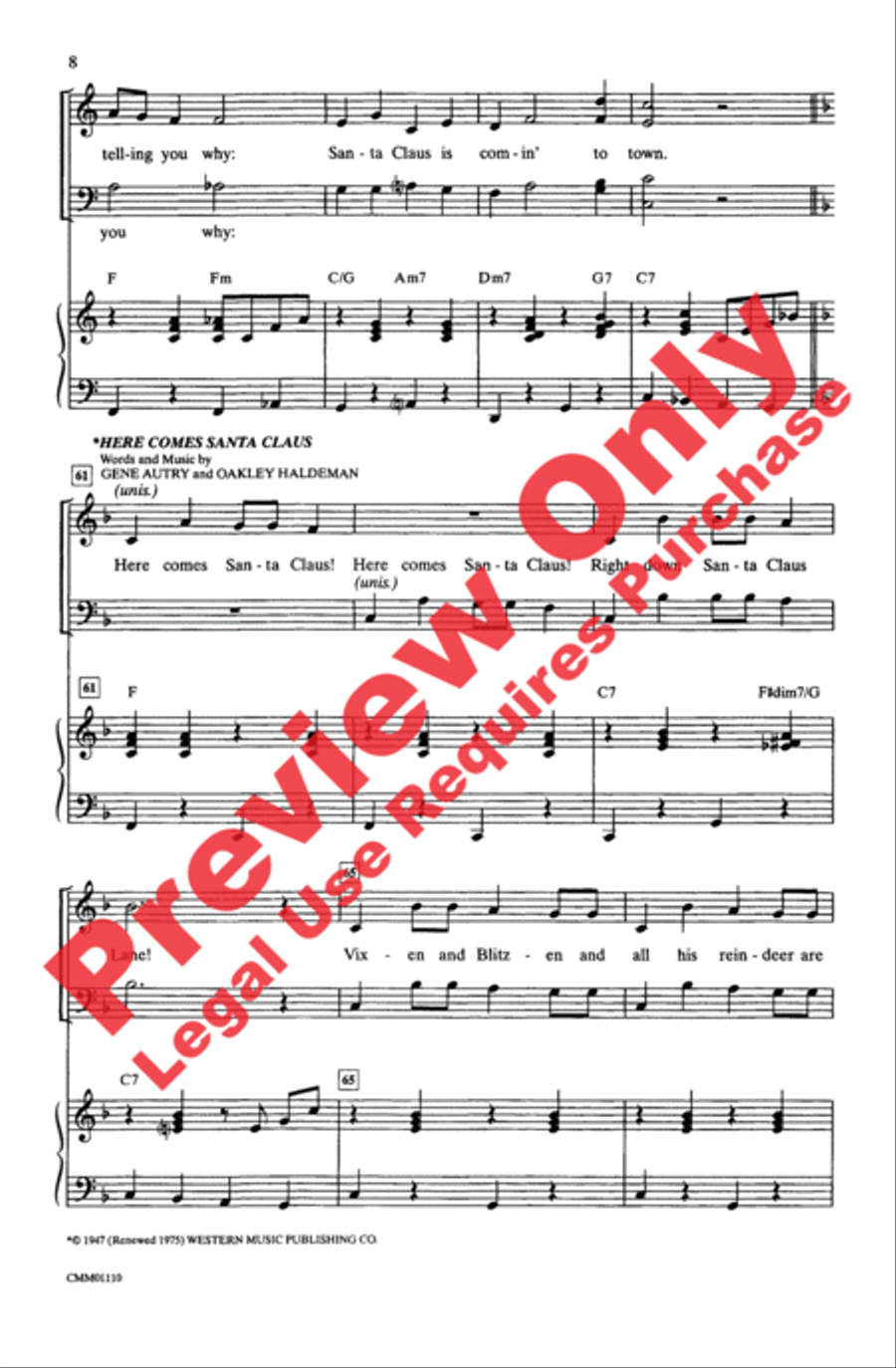 A Bit of Holiday Cheer A Bit of Holiday Cheer 4-Part scores gallery preview page 8