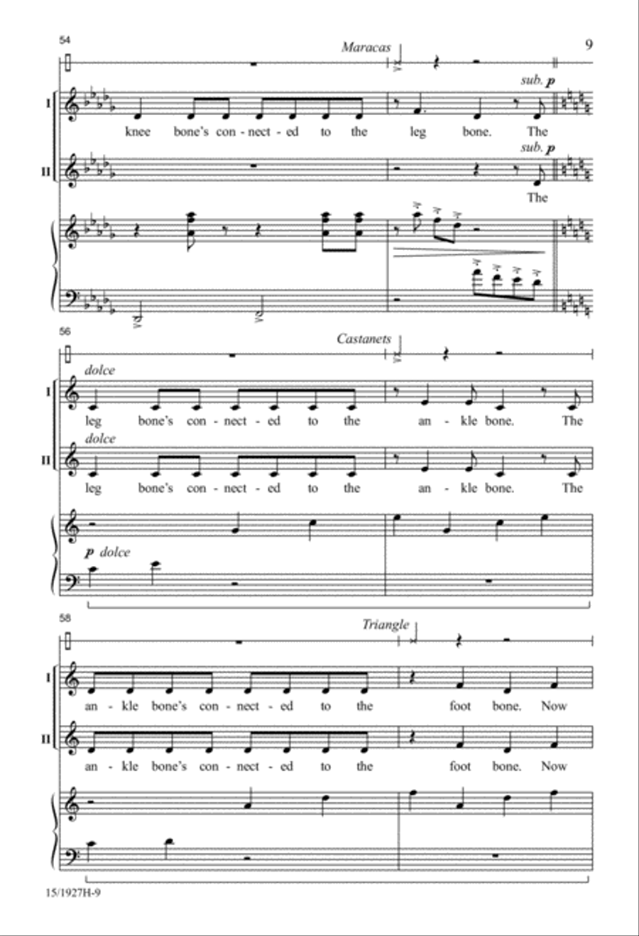 Ezekiel! Ezekiel! 2-Part scores gallery preview page 8