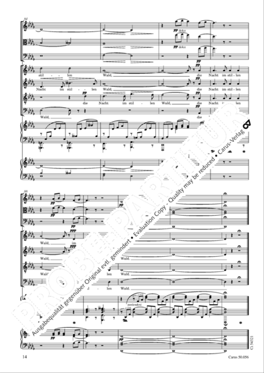 Die Nacht Die Nacht 4-Part scores gallery preview page 15