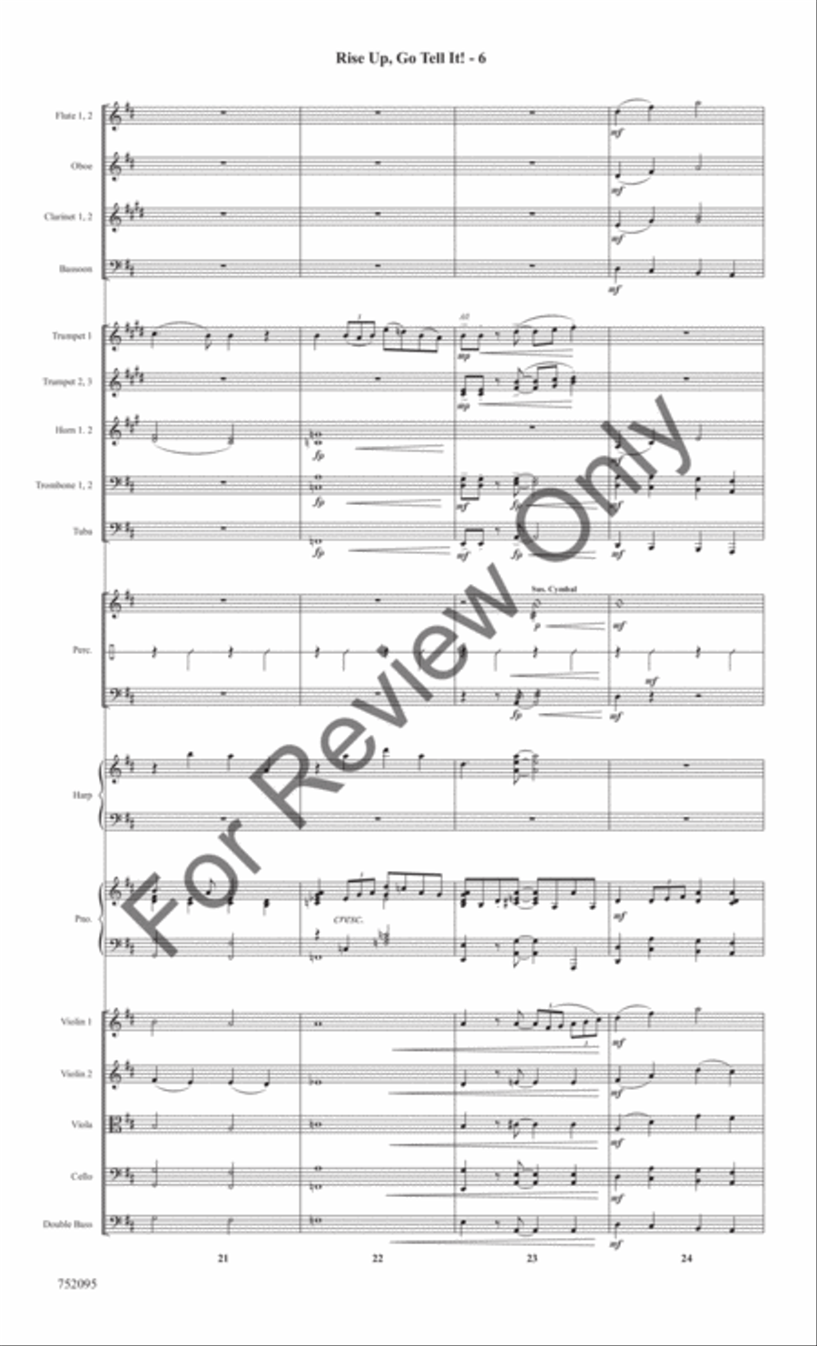 Rise Up, Go Tell It! Rise Up, Go Tell It! Full Orchestra scores gallery preview page 9