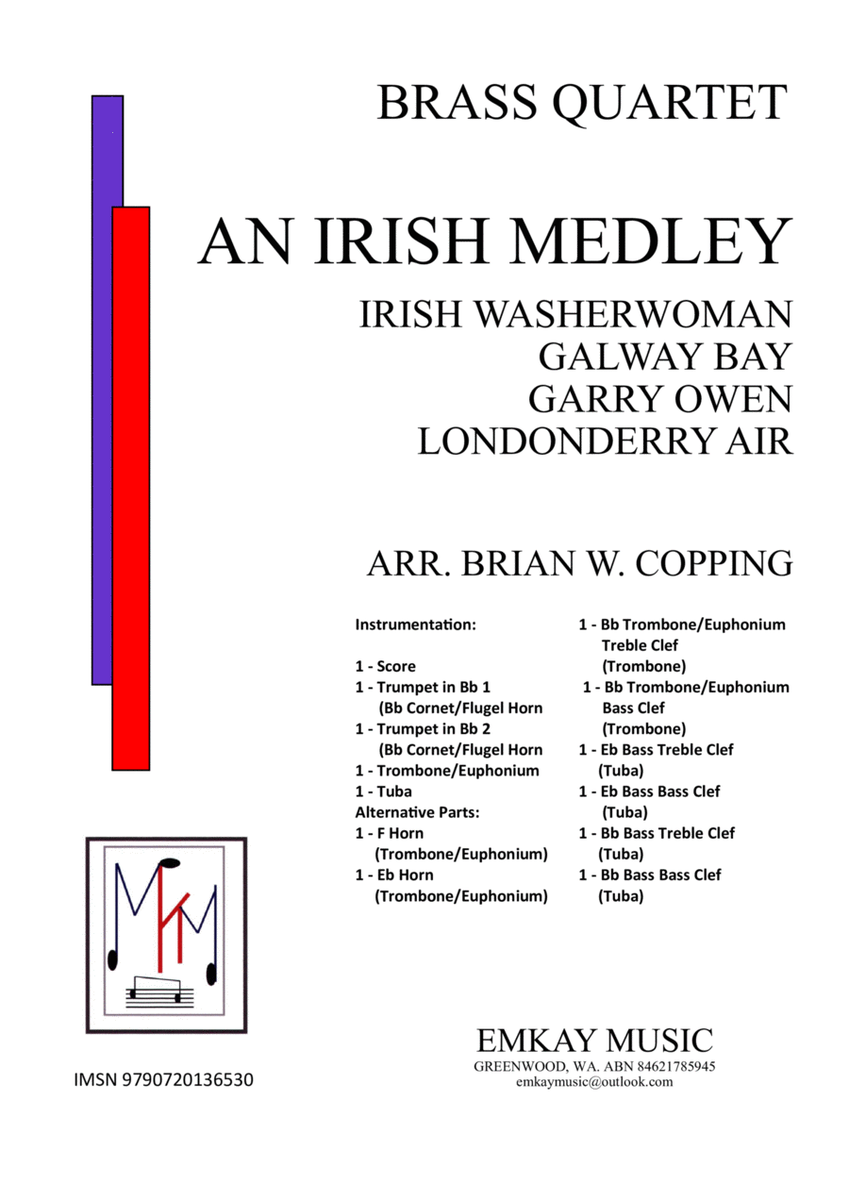 AN IRISH MEDLEY – BRASS QUARTET image number null