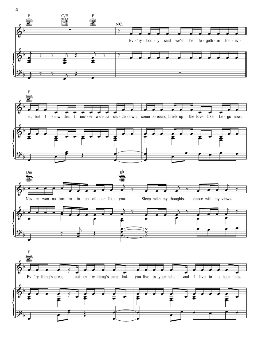 U.N.I. U.N.I. Acoustic Guitar scores gallery preview page 4