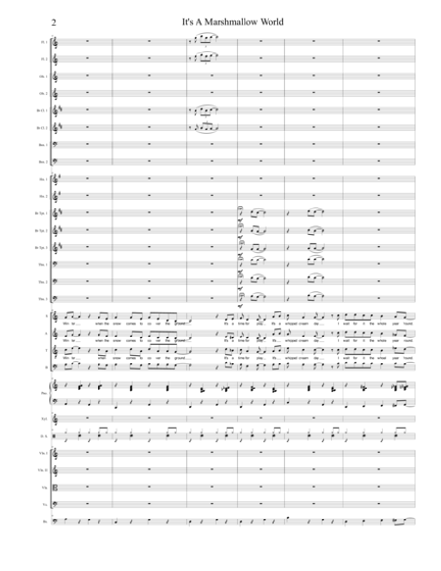 A Marshmallow World A Marshmallow World Full Orchestra scores gallery preview page 2
