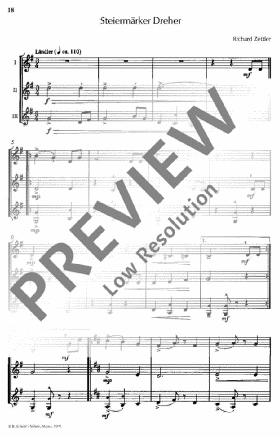 Dance Movements from Europe Performance Score scores gallery preview page 19