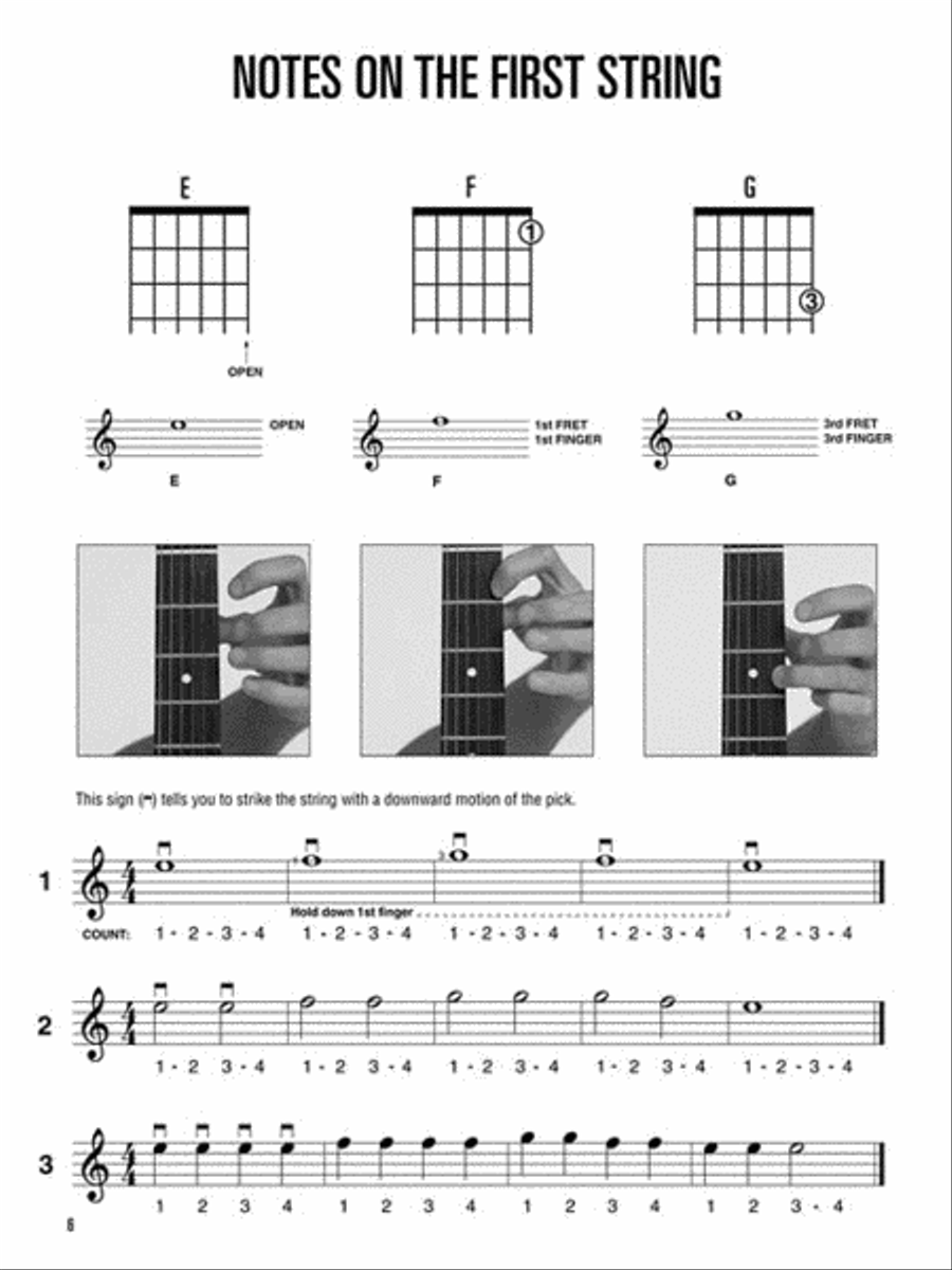 Hal Leonard Guitar Method Book 1 Guitar scores gallery preview page 4