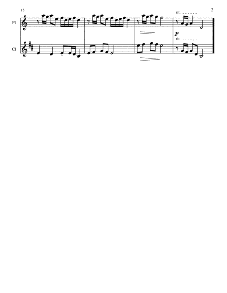 Russian Suite--Duet for Flute and Clarinet image number null
