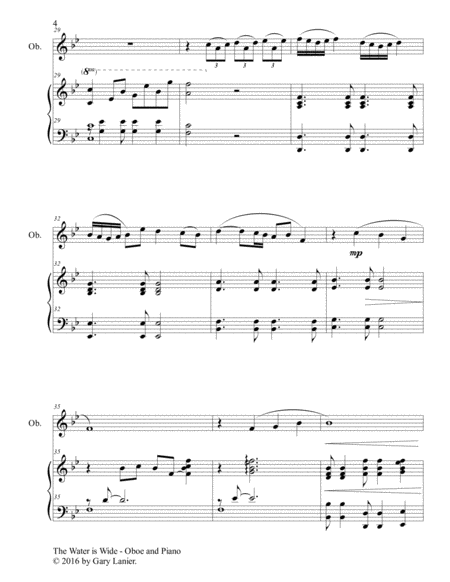 Gary Lanier: 3 Inspiring Hymn Tunes (Duets for Oboe & Piano) image number null