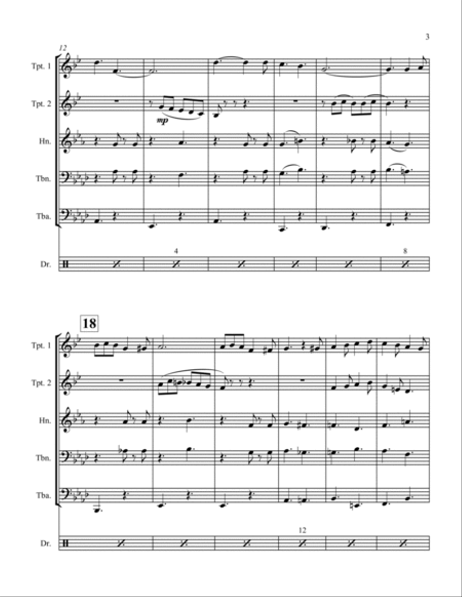 It's Beginning To Look Like Christmas Horn scores gallery preview page 4