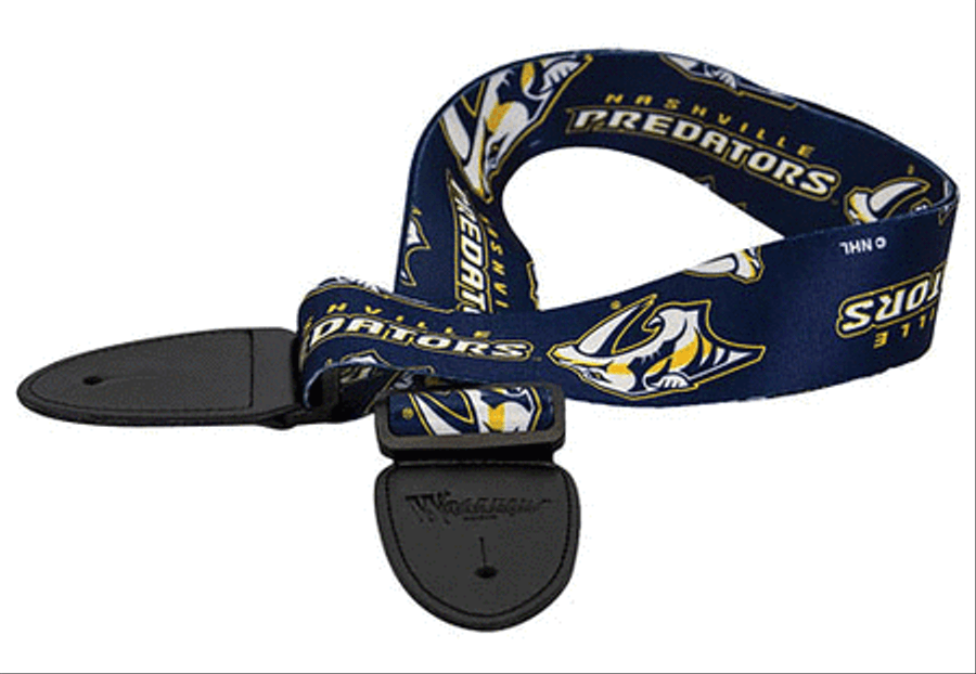 Nashville Predators Guitar Strap Guitar Straps scores gallery preview page 2