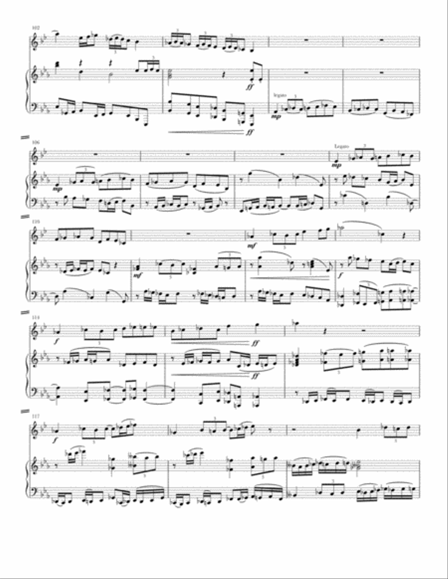 Sonata for horn and piano Piano scores gallery preview page 6