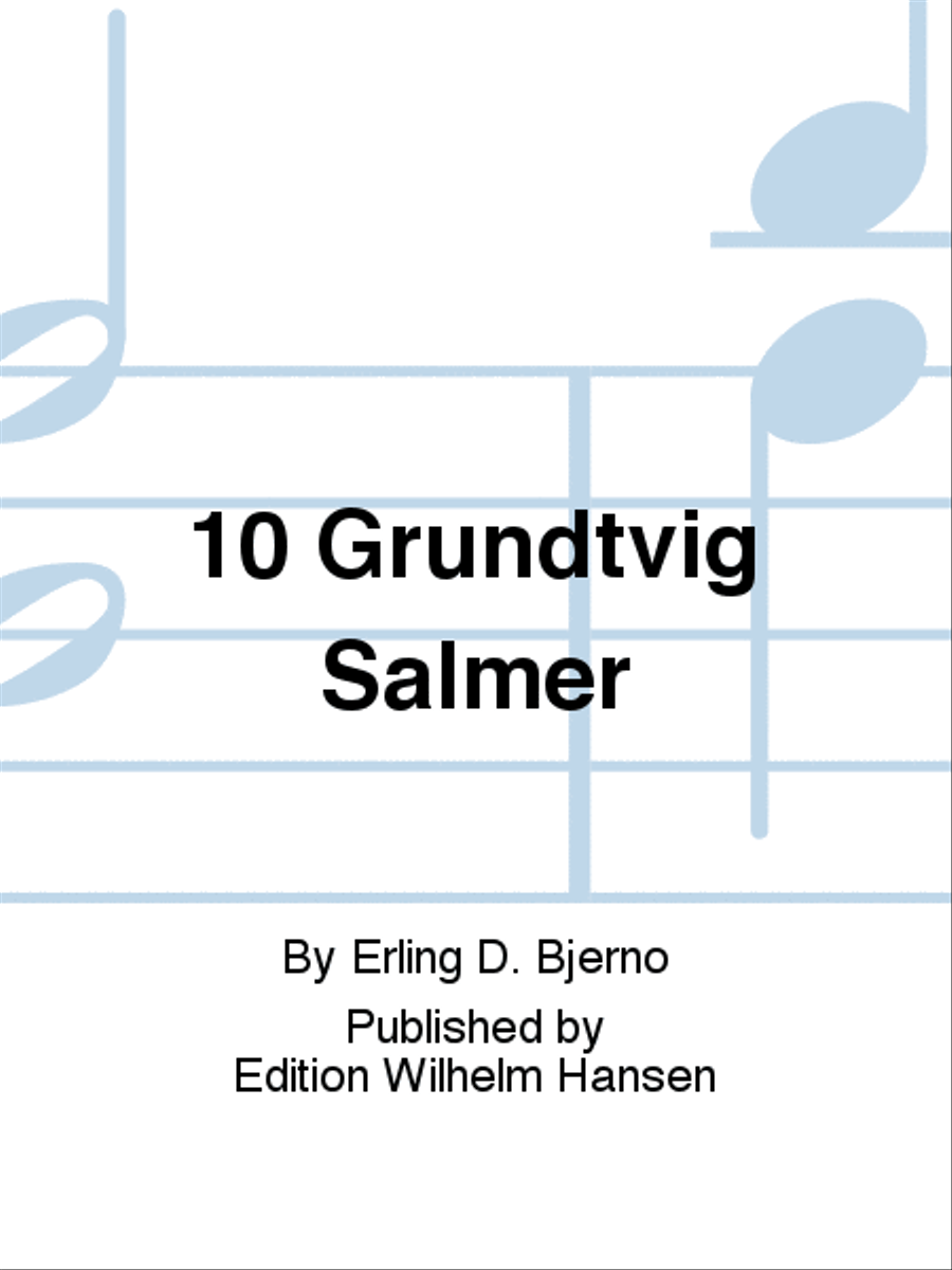 10 Grundtvig Salmer Choir scores gallery preview page 1