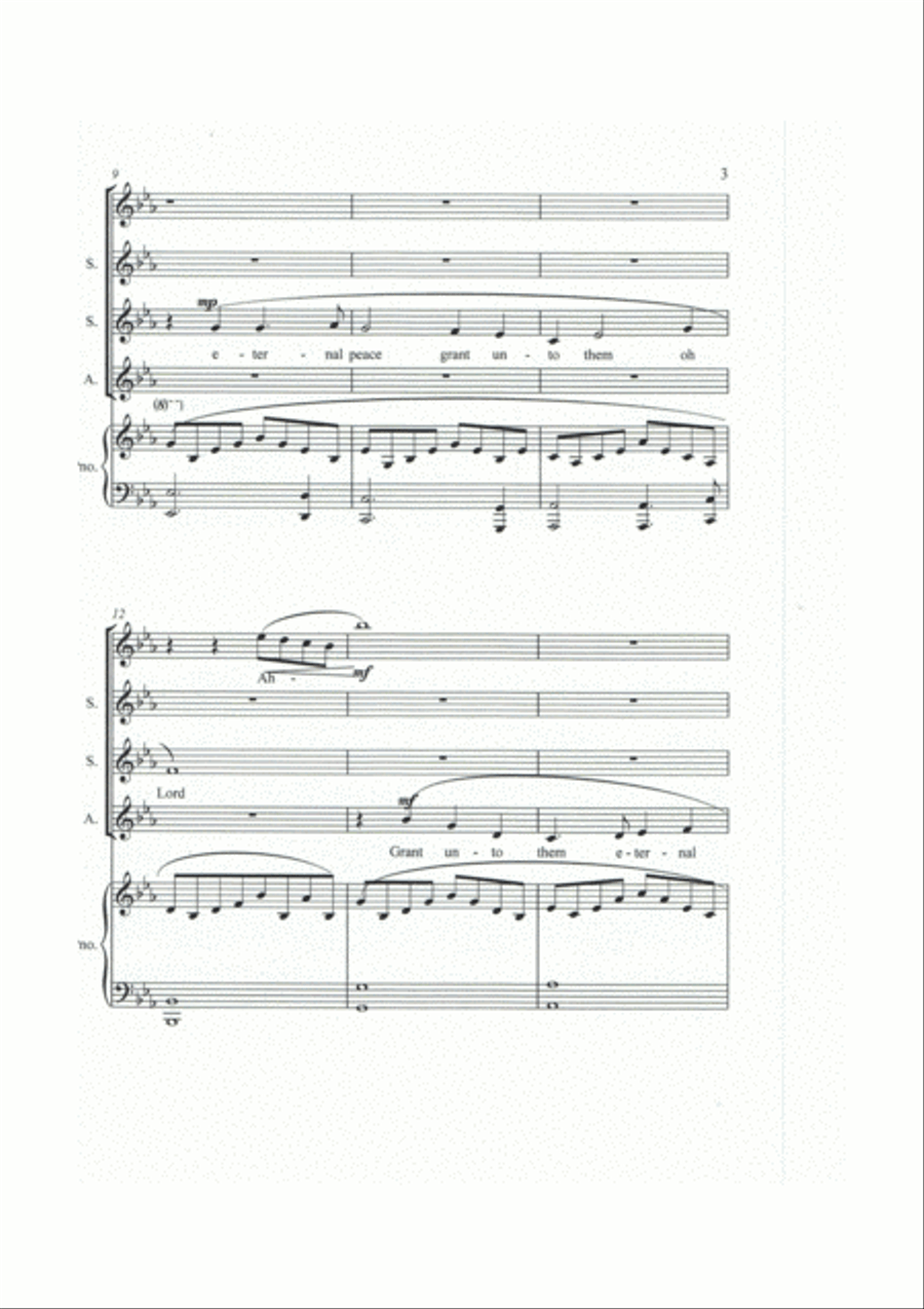 Eternal Peace Choir scores gallery preview page 3